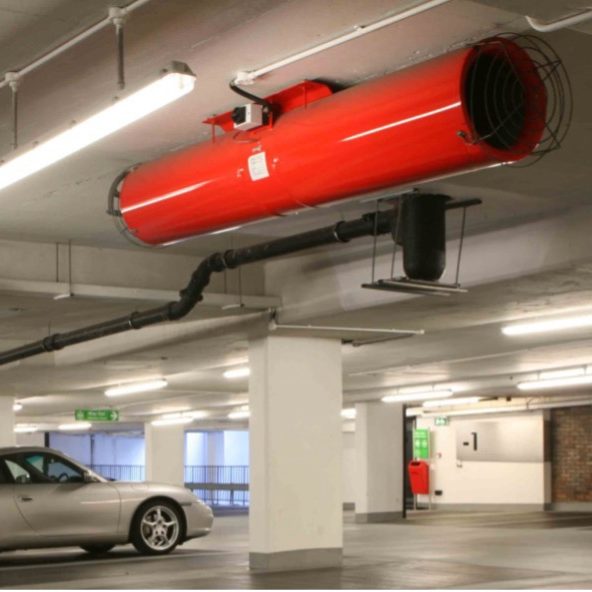 Car park impulse fan